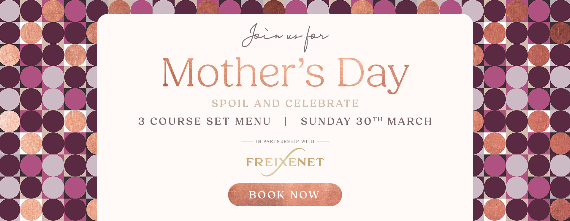 Mother’s Day menu/meal in Amersham